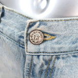 R13 Boyfriend Jeans Leva Blue Cotton Size 27