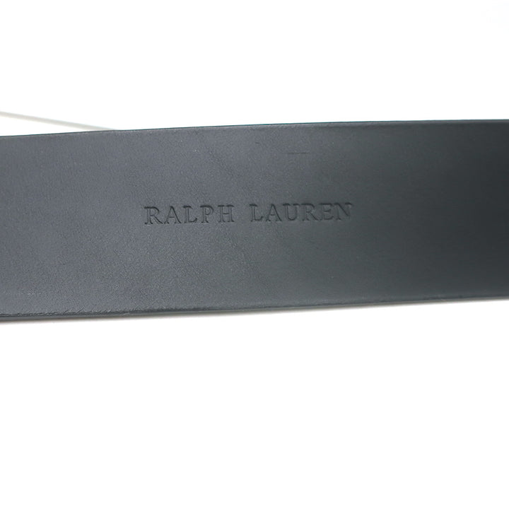 Ralph Lauren O-Ring Belt Black Patent Leather Size Small