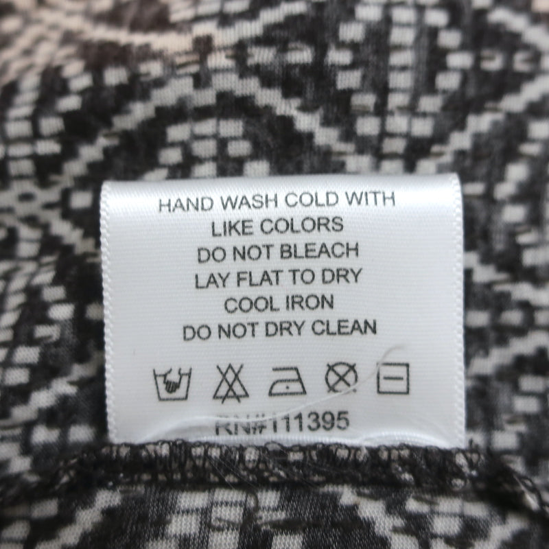 Tory Burch Sequin Tank Top Gray Printed Cotton Size Large