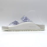 Manolo Blahnik x Birkenstock Arizona PVC Slide Sandals Clear/White Size 41