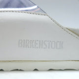 Manolo Blahnik x Birkenstock Arizona PVC Slide Sandals Clear/White Size 41