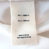 L'Agence Bianca Blouse Cream Silk Charmeuse Size Large Long Sleeve Top