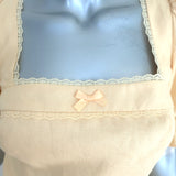 Reformation Evianna Puff Sleeve Mini Dress Pale Yellow Linen Size 6