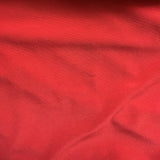 Norma Kamali Ruched Mini Shirt Dress Red Stretch Jersey Size Small