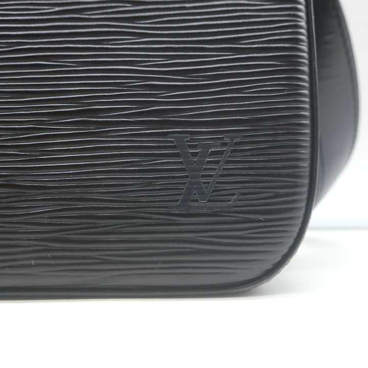 Louis Vuitton Buci Small Shoulder Bag Black Epi Leather