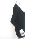 Maison Margiela Drawstring Draped Neck Cardigan Black Size Medium