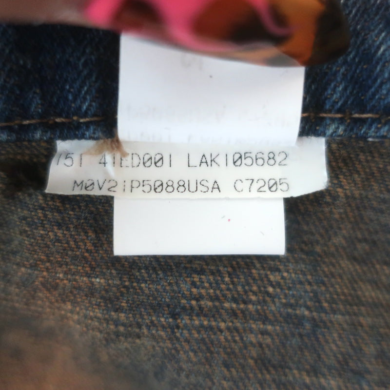 Brunello Cucinelli Boyish Fit Low Slung Tapered Jeans Faded Blue Size US 4
