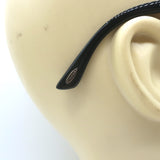 Bvlgari Crystal-Embellished Shield Sunglasses Black/Silver 6039-B 102/8G