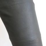Brunello Cucinelli Stretch Leather Leggings Gray Size US 6