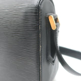 Louis Vuitton Buci Small Shoulder Bag Black Epi Leather