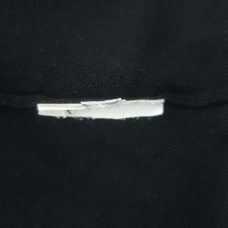 Maison Margiela Drawstring Draped Neck Cardigan Black Size Medium