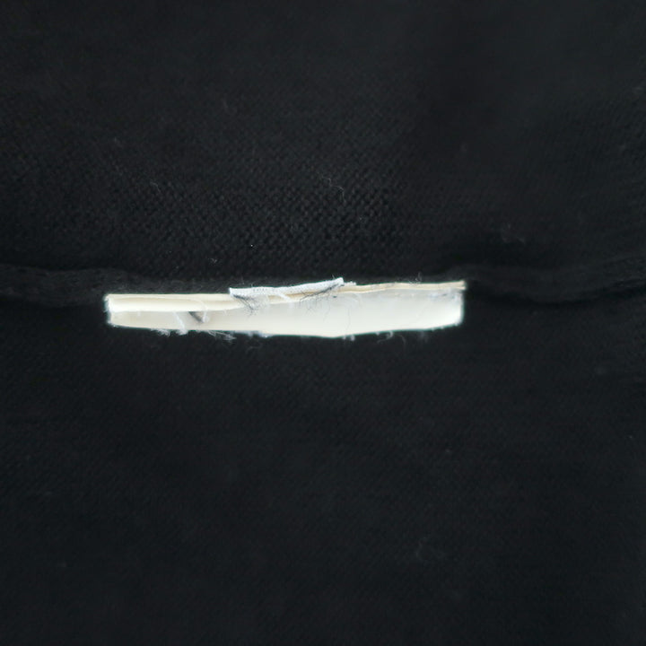 Maison Margiela Drawstring Draped Neck Cardigan Black Size Medium