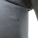 Brunello Cucinelli Stretch Leather Leggings Gray Size US 6
