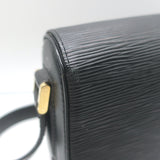 Louis Vuitton Buci Small Shoulder Bag Black Epi Leather