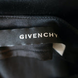 Givenchy Jeweled Satin Blouse Black Silk Size 40 Sleeveless Top
