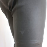 Brunello Cucinelli Stretch Leather Leggings Gray Size US 6