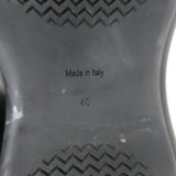 The Row Town Knee High Flat Boots Black Leather Size 40