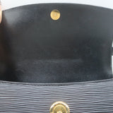 Louis Vuitton Buci Small Shoulder Bag Black Epi Leather