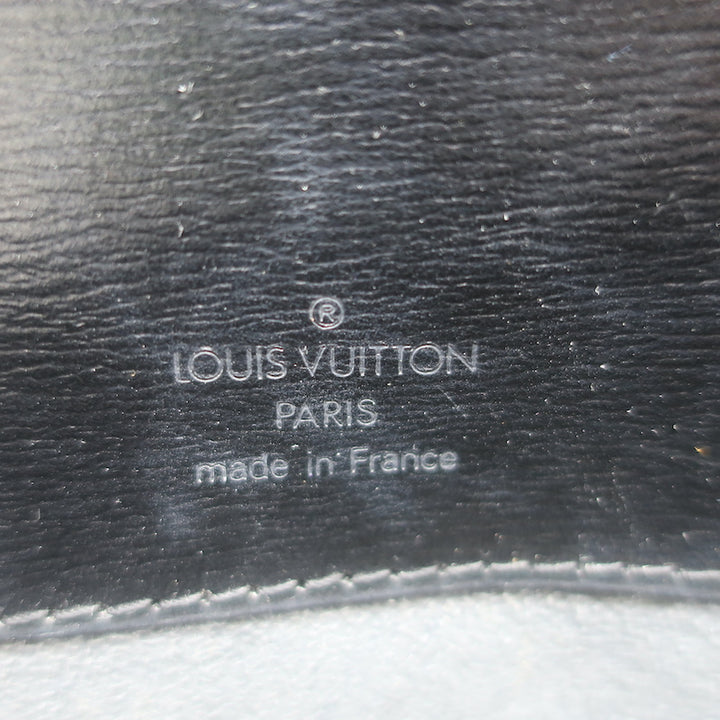Louis Vuitton Buci Small Shoulder Bag Black Epi Leather