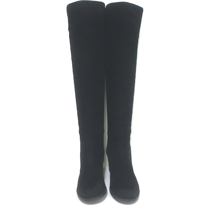 Stuart Weitzman 5050 Over the Knee Boots Black Suede Size 9.5