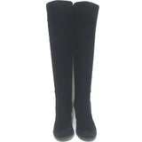 Stuart Weitzman 5050 Over the Knee Boots Black Suede Size 9.5