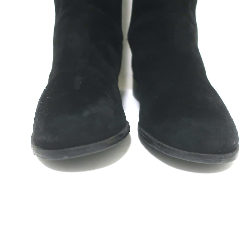 Stuart Weitzman 5050 Over the Knee Boots Black Suede Size 9.5