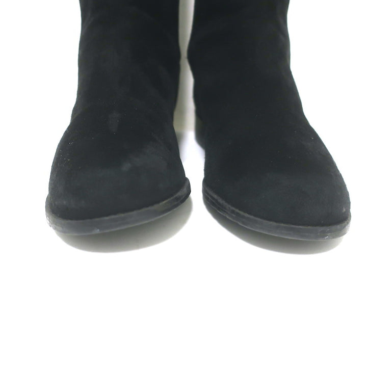 Stuart Weitzman 5050 Over the Knee Boots Black Suede Size 9.5