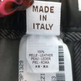 Brunello Cucinelli Stretch Leather Leggings Gray Size US 6