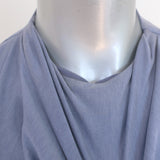Lemaire Cowl Neck Top Lilac Jersey Size Medium Long Sleeve Blouse
