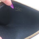 Louis Vuitton Reverse Monogram Giant Trio Pouch Brown Canvas Wristlet Clutch NEW