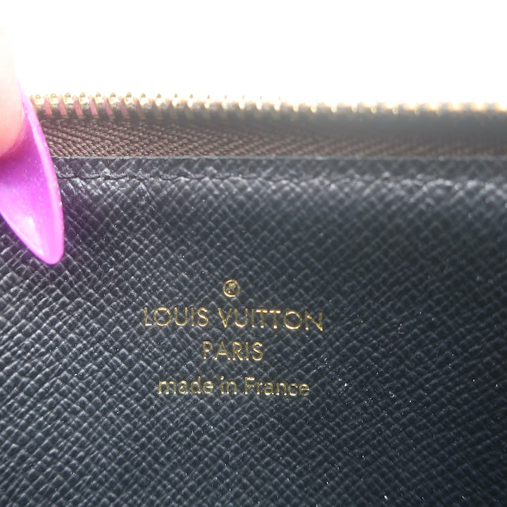 Louis Vuitton Reverse Monogram Giant Trio Pouch Brown Canvas Wristlet Clutch NEW