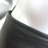 The Row Ellerton Stretch Leather Leggings Black Size Medium