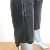The Row Ellerton Stretch Leather Leggings Black Size Medium