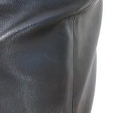 The Row Ellerton Stretch Leather Leggings Black Size Medium