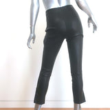 The Row Ellerton Stretch Leather Leggings Black Size Medium