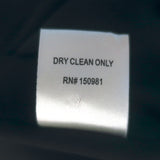 Mayle Double Breasted Short Sleeve Midi Dress Black Satin Size 8