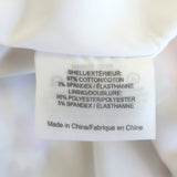 Tory Burch A-Line Tank Dress Cream/Red Floral Print Stretch Cotton Size 8