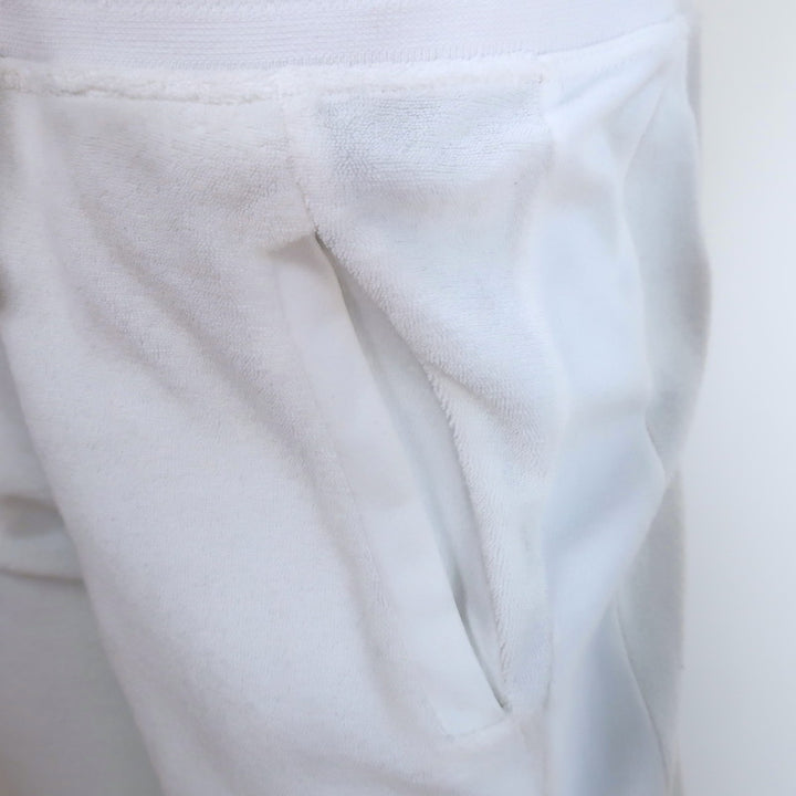 Chanel Sport 09C Terry Cloth Flared Pants White Size 38