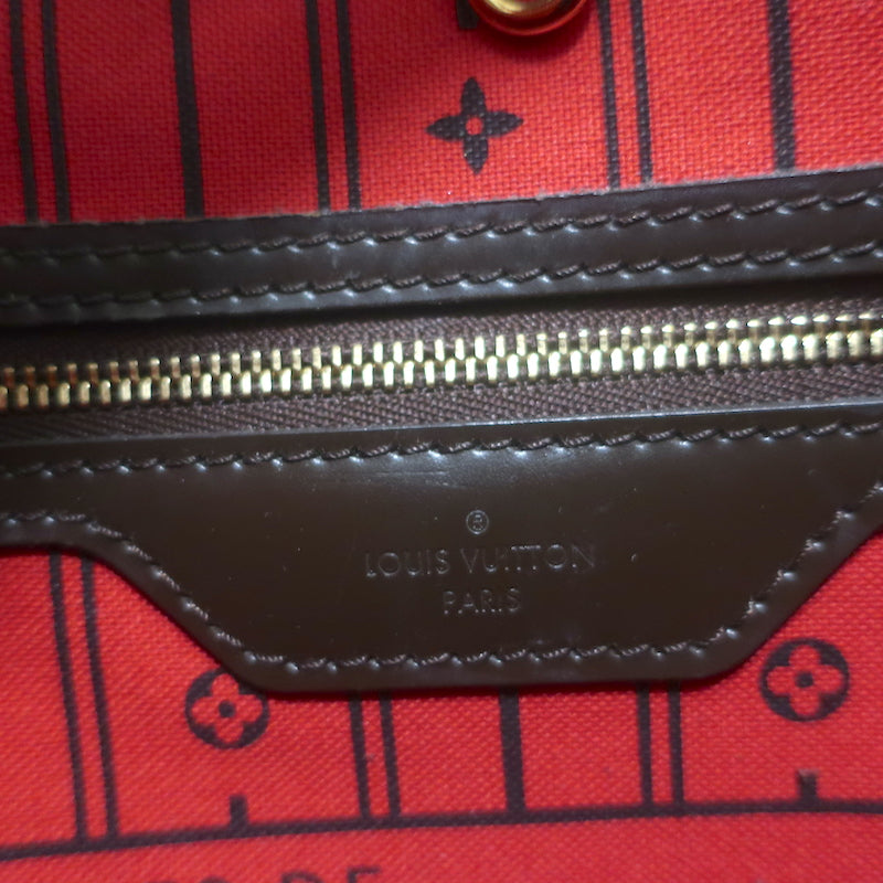 Louis Vuitton Neverfull MM Bag Ebene Damier Canvas