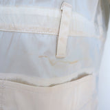 Prada Short Sleeve Shirt Dress Ecru Silk Taffeta Size 42