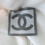 Chanel Sport 09C Terry Cloth Flared Pants White Size 38