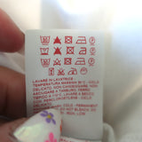 Marni Dinosaur Graphic T-Shirt White Cotton-Blend Size 40 Short Sleeve Top