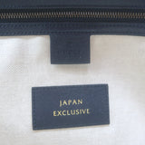 Gucci Dahlia Bamboo Handle Tote Brown Straw & Navy Leather Crossbody Bag NEW