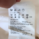 Prada Short Sleeve Shirt Dress Ecru Silk Taffeta Size 42