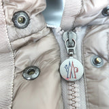 Moncler Hermine Hooded Down Puffer Coat Taupe Size 1
