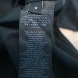 Tory Burch Asymmetric Wrap Shirt Black Cotton Poplin Size 4 Long Sleeve Top