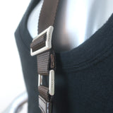 Prada Vela Hunting Bag Dark Brown Tessuto Nylon Small Crossbody