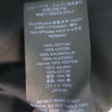 Tory Burch Asymmetric Wrap Shirt Black Cotton Poplin Size 4 Long Sleeve Top