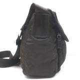 Prada Vela Hunting Bag Dark Brown Tessuto Nylon Small Crossbody
