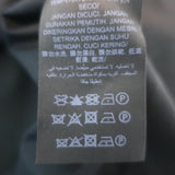 Tory Burch Asymmetric Wrap Shirt Black Cotton Poplin Size 4 Long Sleeve Top